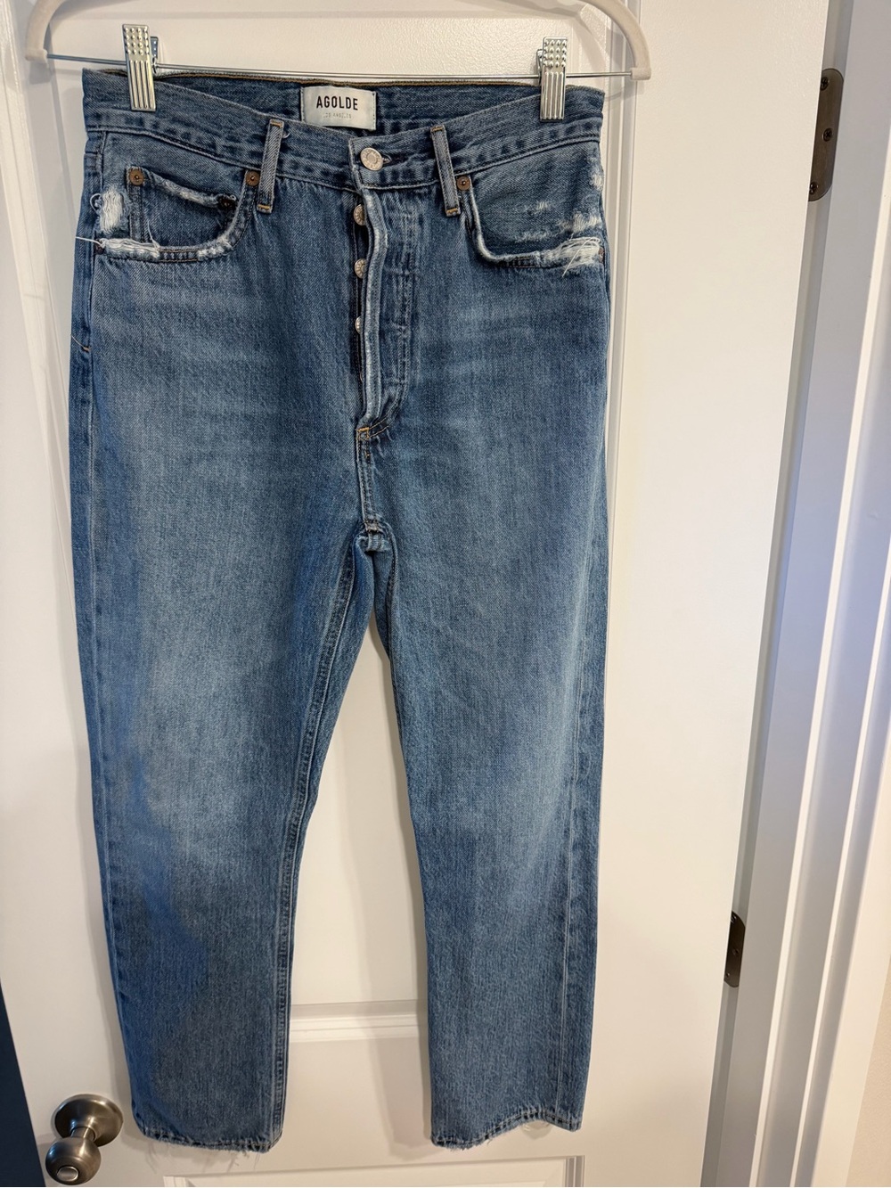 AGOLDE women’s Light Blue Jeans